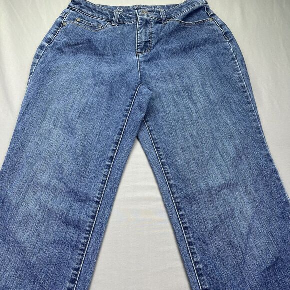 Christopher & Banks Jeans Straight Leg Classic Fit Denim Medium Wash Womens 28.5 - Picture 8 of 16
